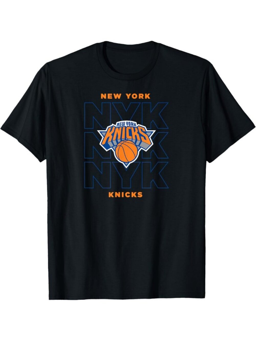 New York Knicks City Logo Graphic Tee - Stylish Sportswear for Fans
